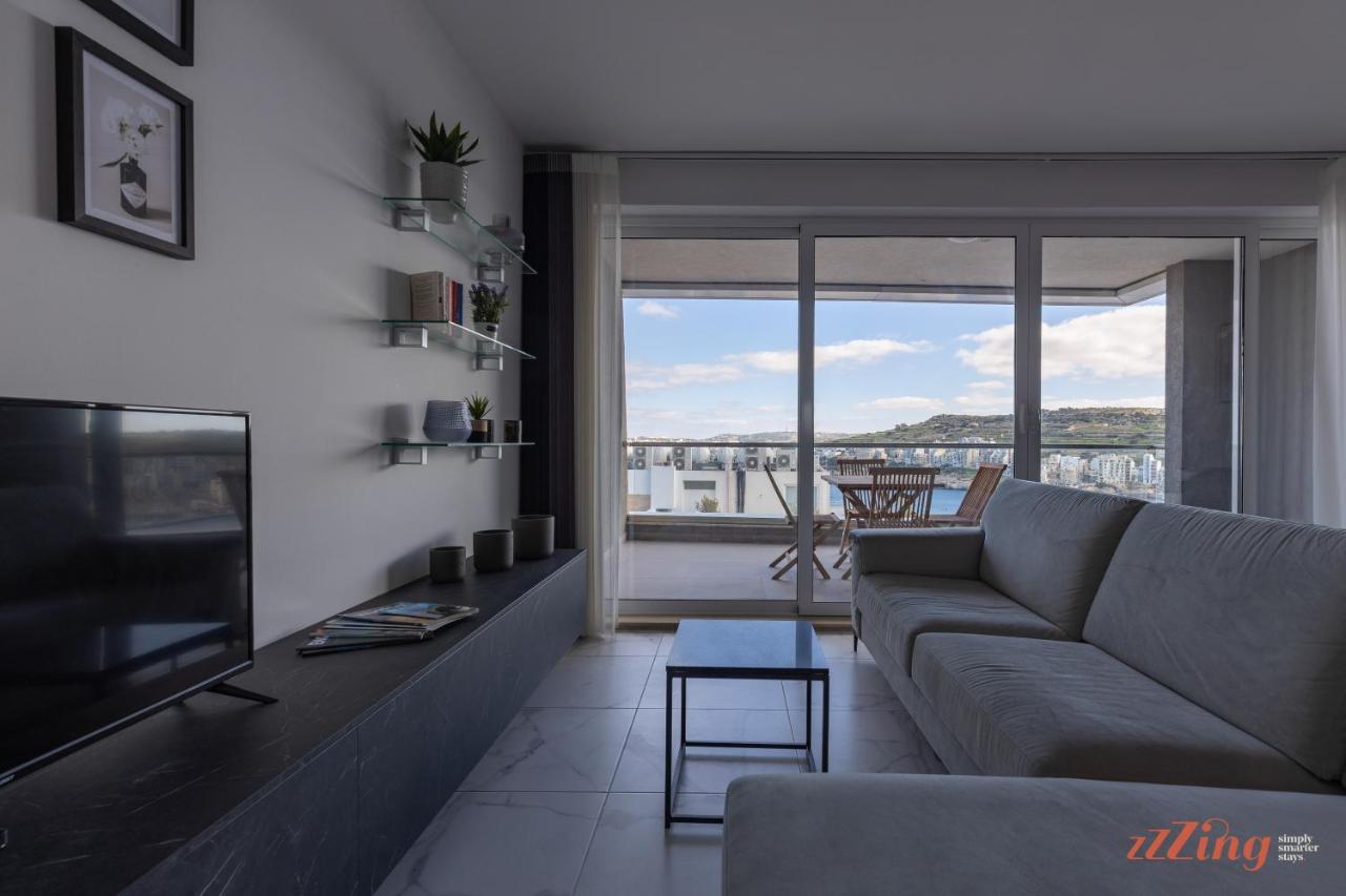 A Stunning Apartment With Spectacular Sea Views St. Paul's Bay Buitenkant foto